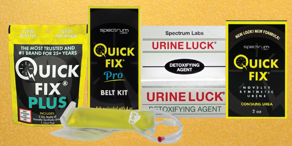 The Quick Fix Synthetic Urine Product Line by Spectrum Labs 
