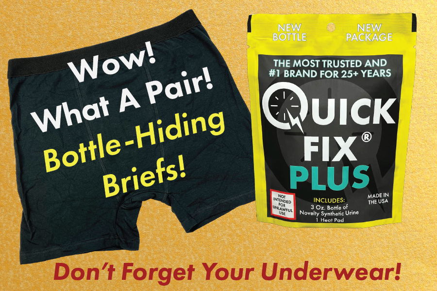 Quick Fix Briefs and Quick Fix Plus posing as a great pair